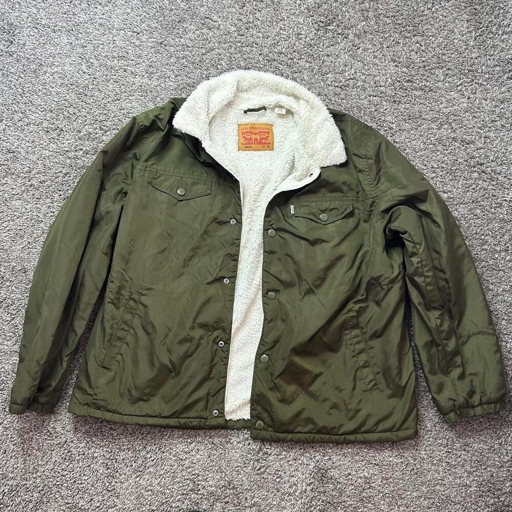 Levis sherpa lined jacket in